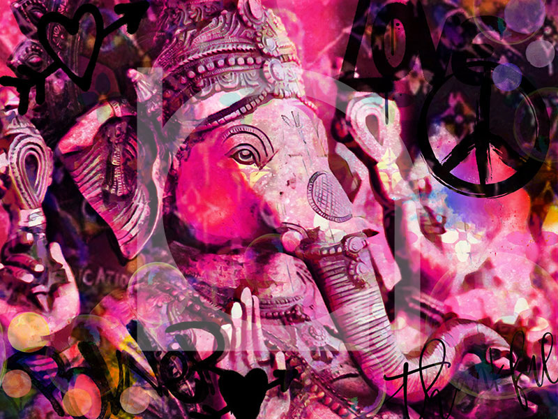 Nola Art Spirit Senses Ganesha pink