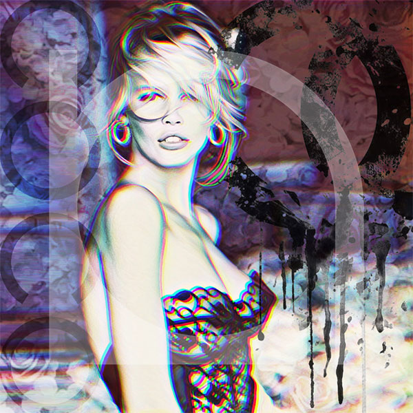 Personalities Nola Art Claudia Schiffer